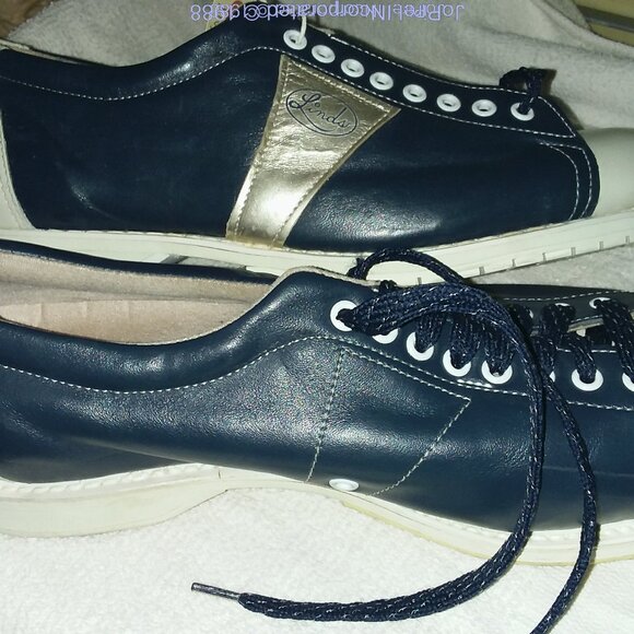 1950s Classics Saddle Bobby Sock Shoes  Navy/Camel color - Picture 2 of 10